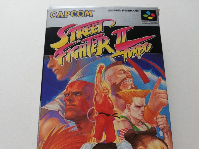 ストリートファイターIIターボ 葉書チラシ箱説有 SFC