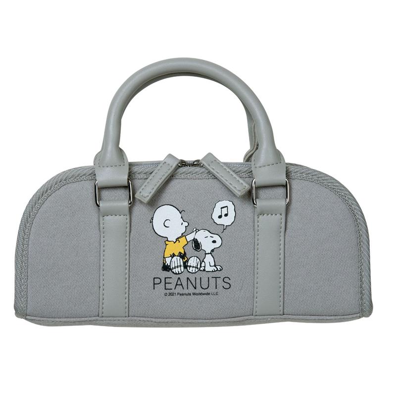 スヌーピー ソーイング 裁縫セット グレー クラフトバック / ラウンド