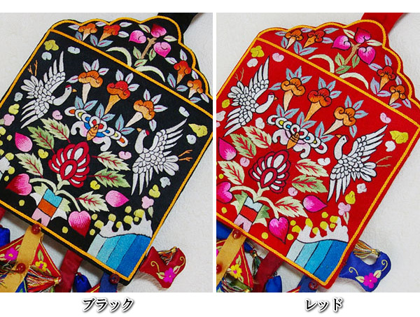 韓国壁掛け飾り、十長生手刺繍 1 壁飾り・額・民画・版画 夢市場本店