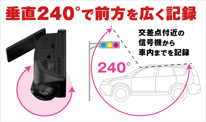 Q-30R｜全周囲360°&リアカメラドライブレコーダー｜Yupiteru(ユピテル)
