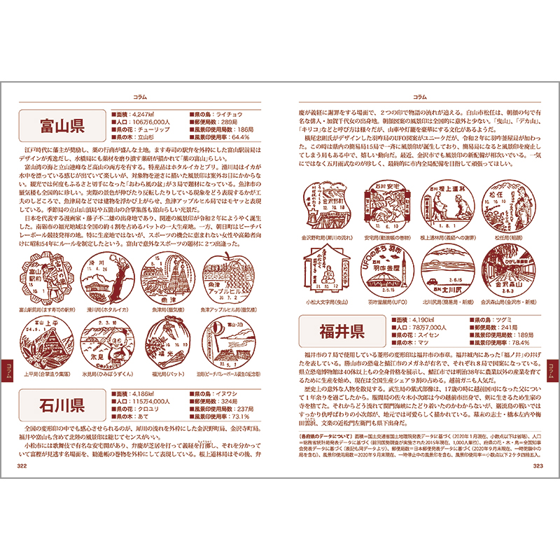 切手・趣味の通信販売｜スタマガネット 風景印百科2021 北陸・東海