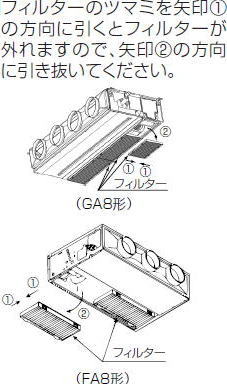 三菱 ビル・店舗用エアコンフィルター の販売店です。