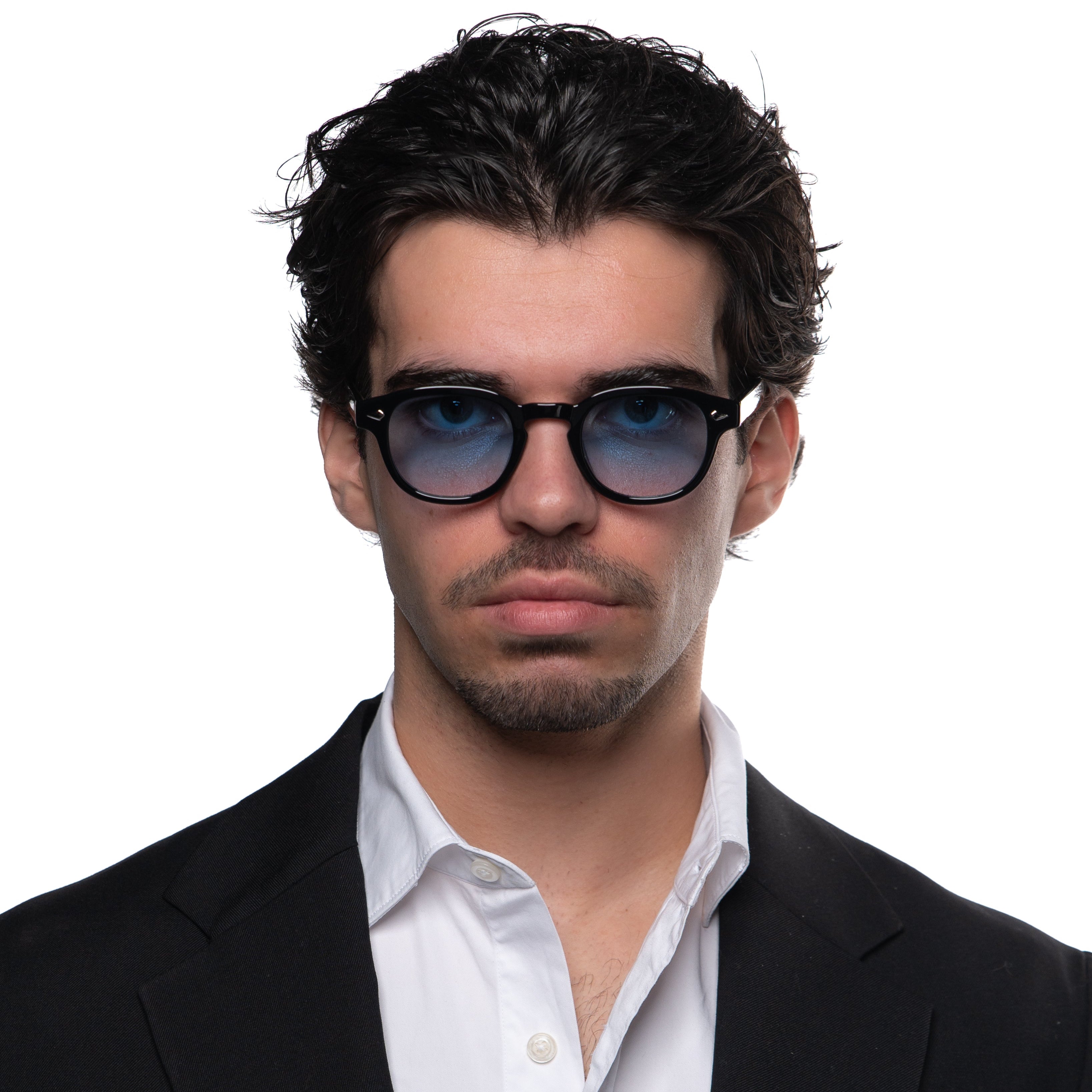 LE CORBUSIER / BLACK BLUE – ZADOK EYEWEAR