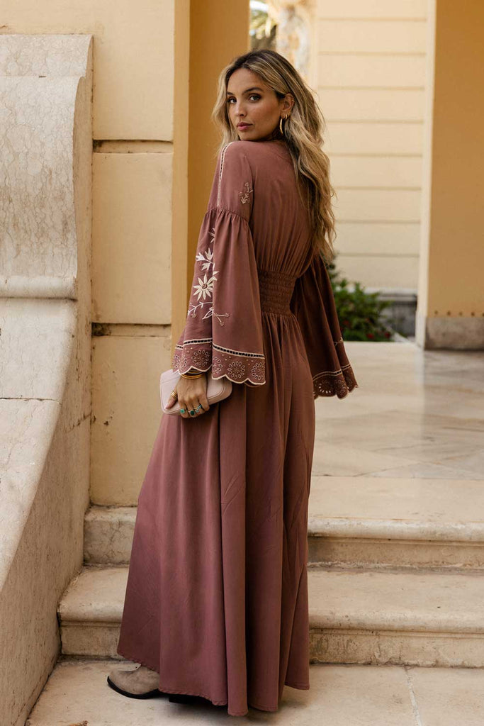 Mocha Chip Gown – ZAIMARA