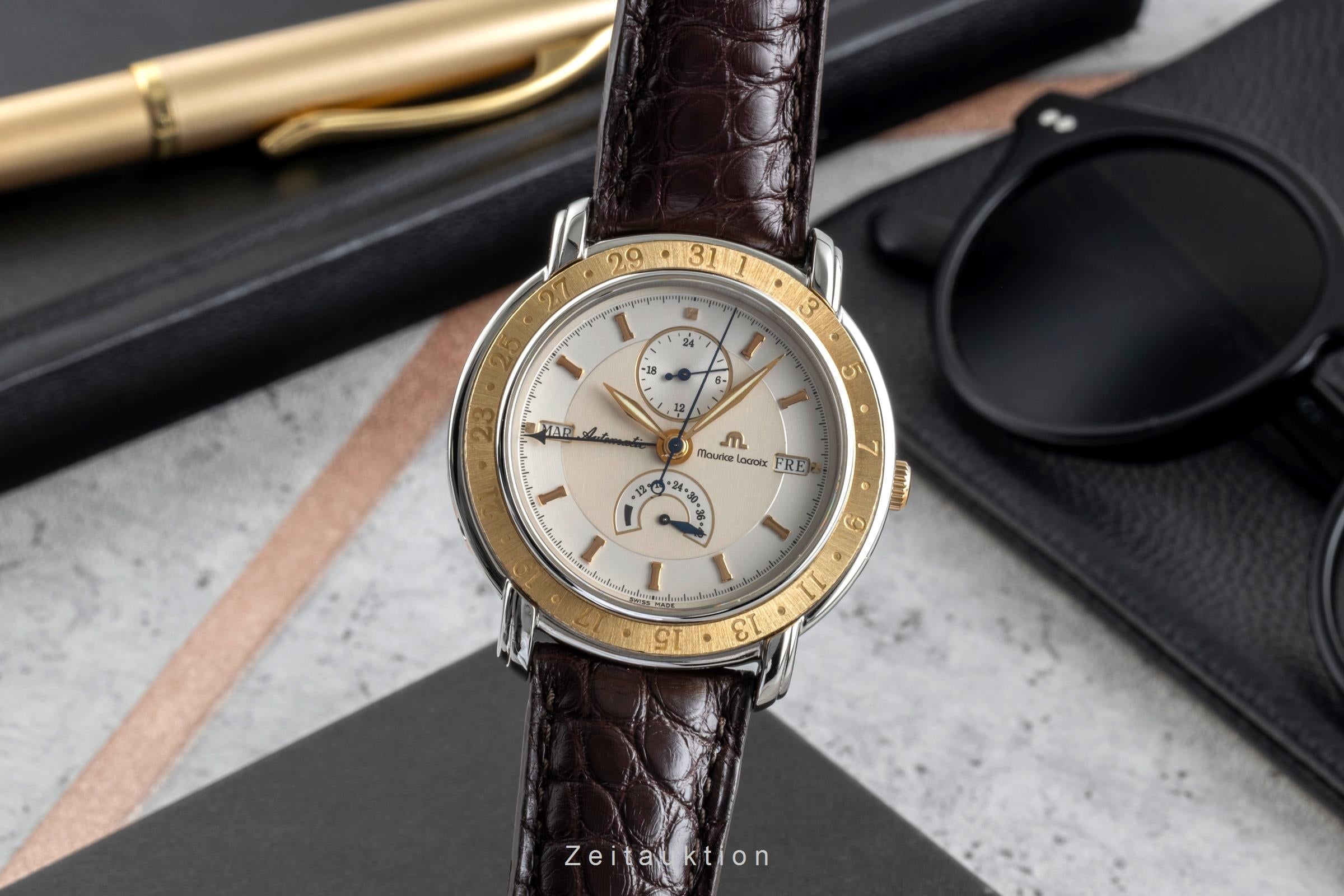 Maurice Lacroix Masterpiece steel / gold automatic Kal. ML 51 Ref