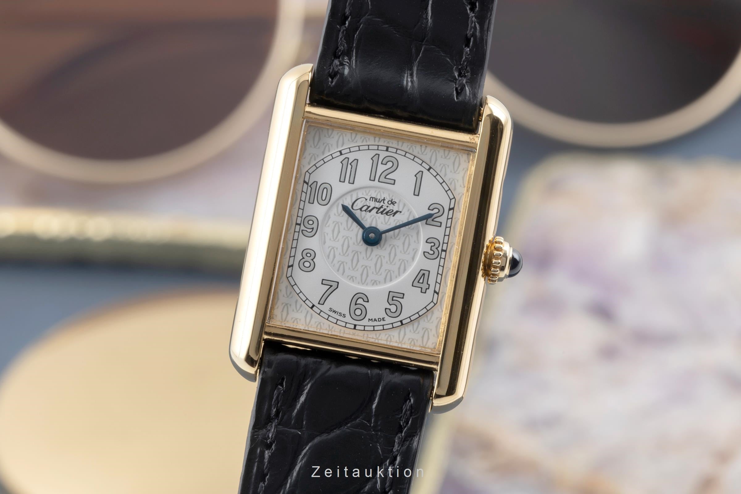 Cartier Tank silver-gilt quartz Kal. 057 Ref. W1013854 | 2506500