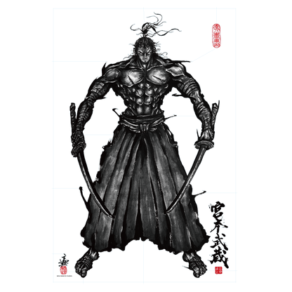 BUJINGA】ウォールステッカー『宮本武蔵』 – ZEN | キャラクター