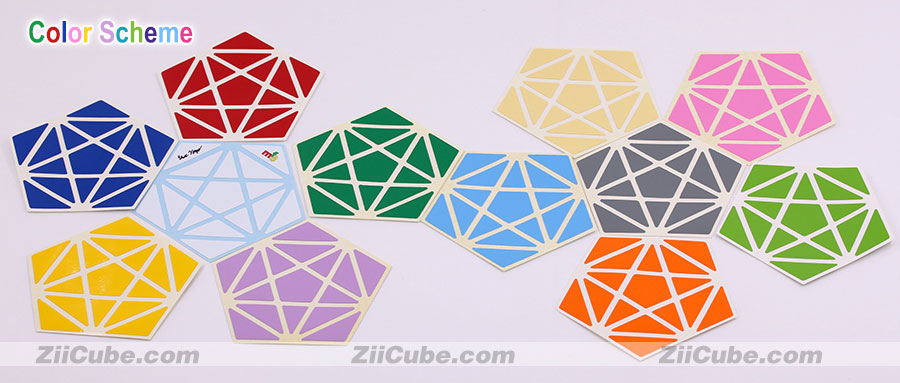 mf8+EricVergo dodecahedron Pentagram cube, puzzle intellectual toy