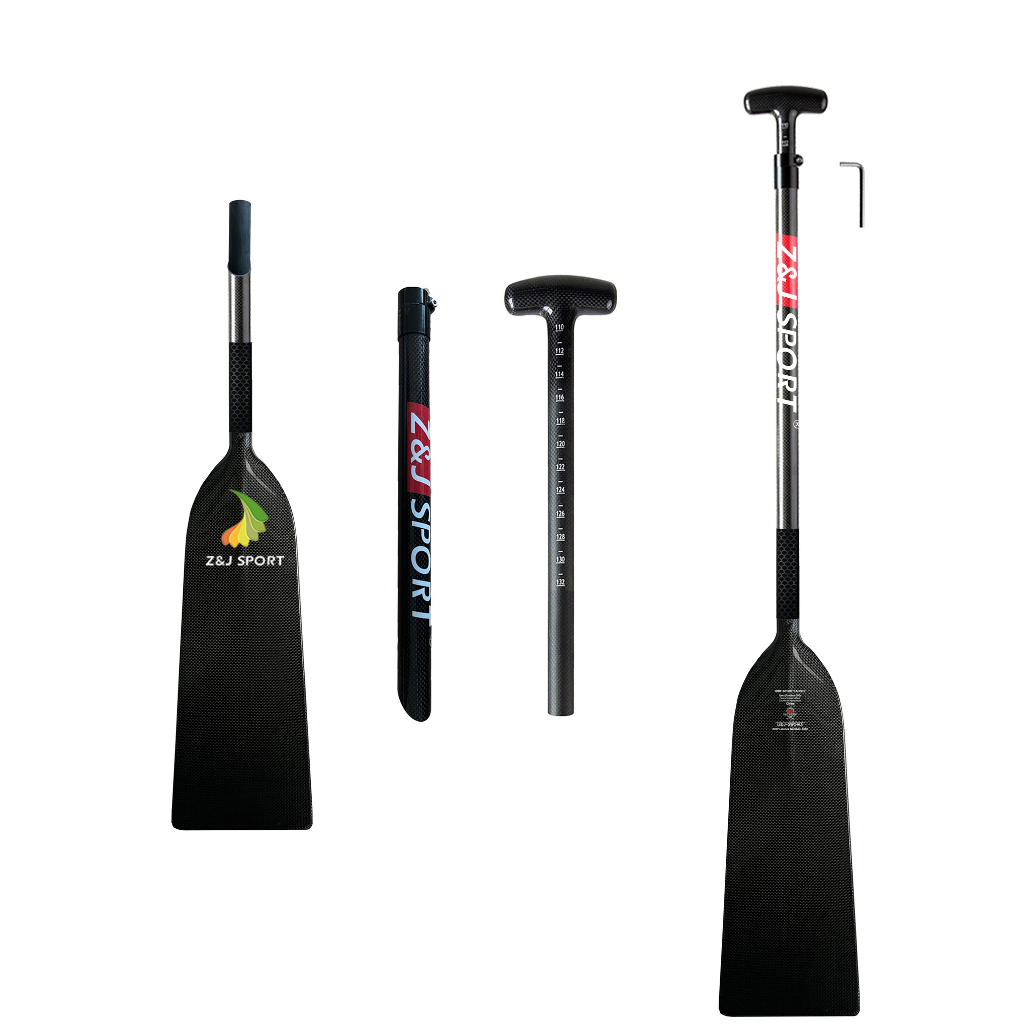 ZJ New Arrival IDBF Approved Carbon Fiber Folding Dragon Boat