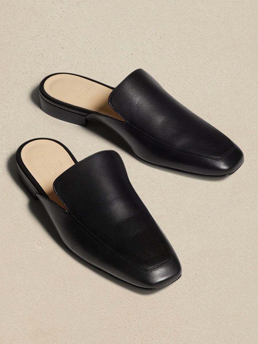 BANANA REPUBLIC公式オンラインストア | ボンドレザーミュール