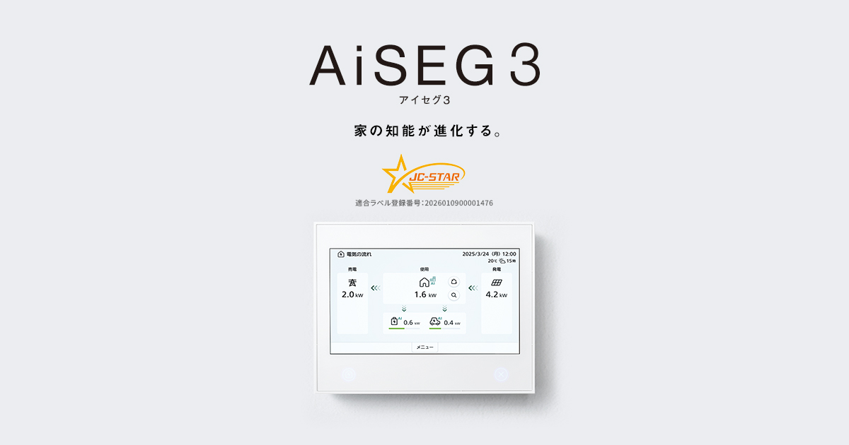 商品ラインアップ | AiSEG3（HEMS） | Panasonic