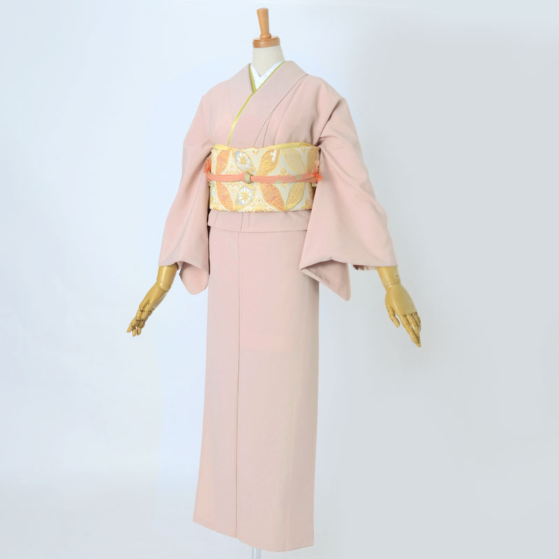訪問着：H946 ハナエ・モリ 色無地 薄ピンク| 訪問着レンタル │ 京都