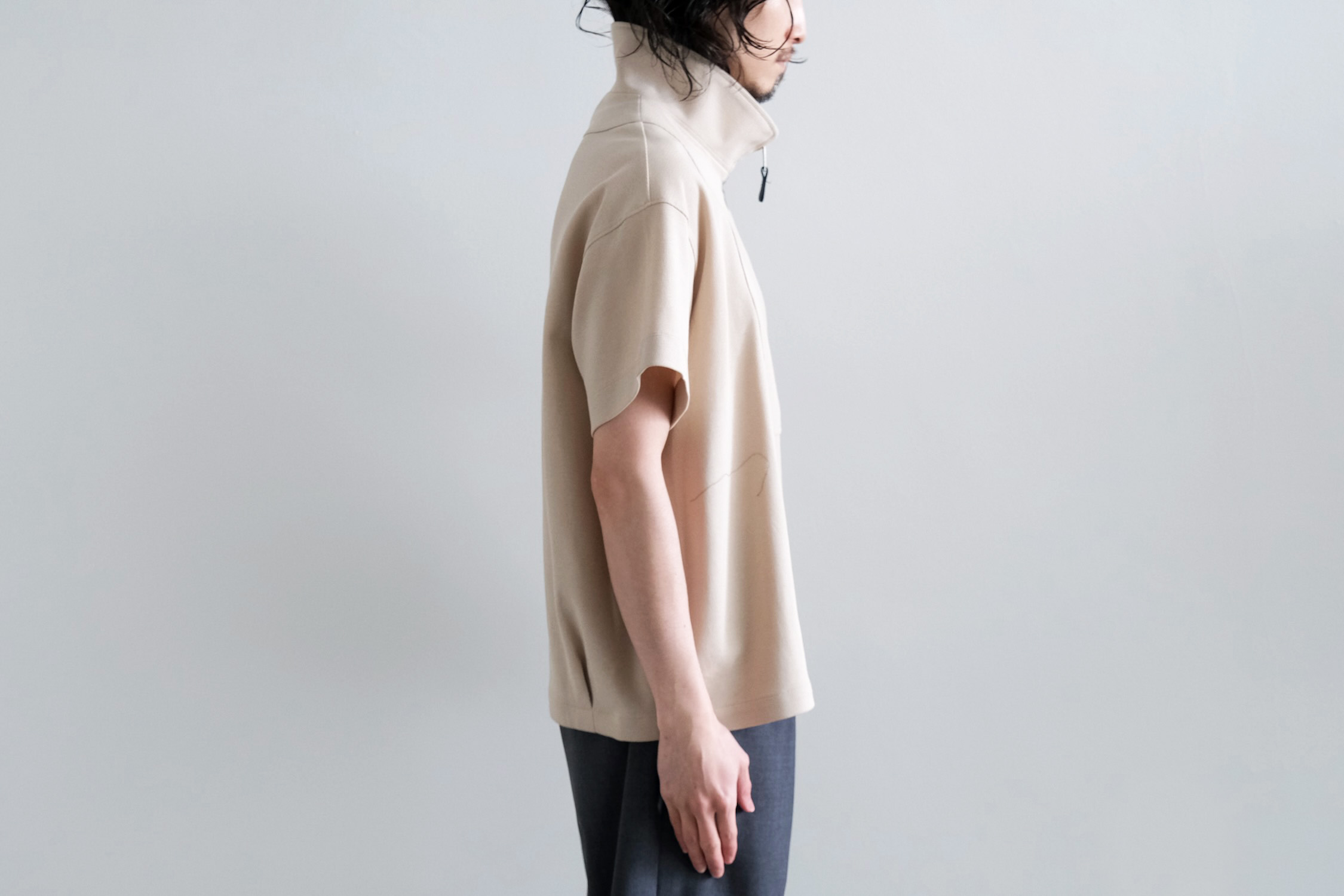 HALF ZIP STAND COLLAR PULLOVER - WUNDER