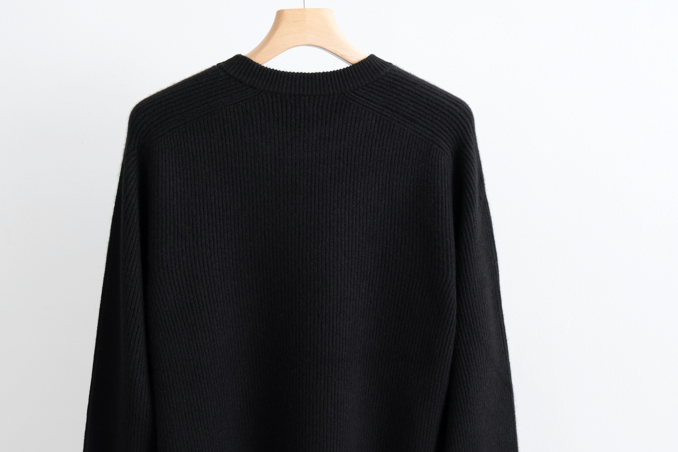 INNOCENT CASHMERE RIB CREW NECK - WUNDER