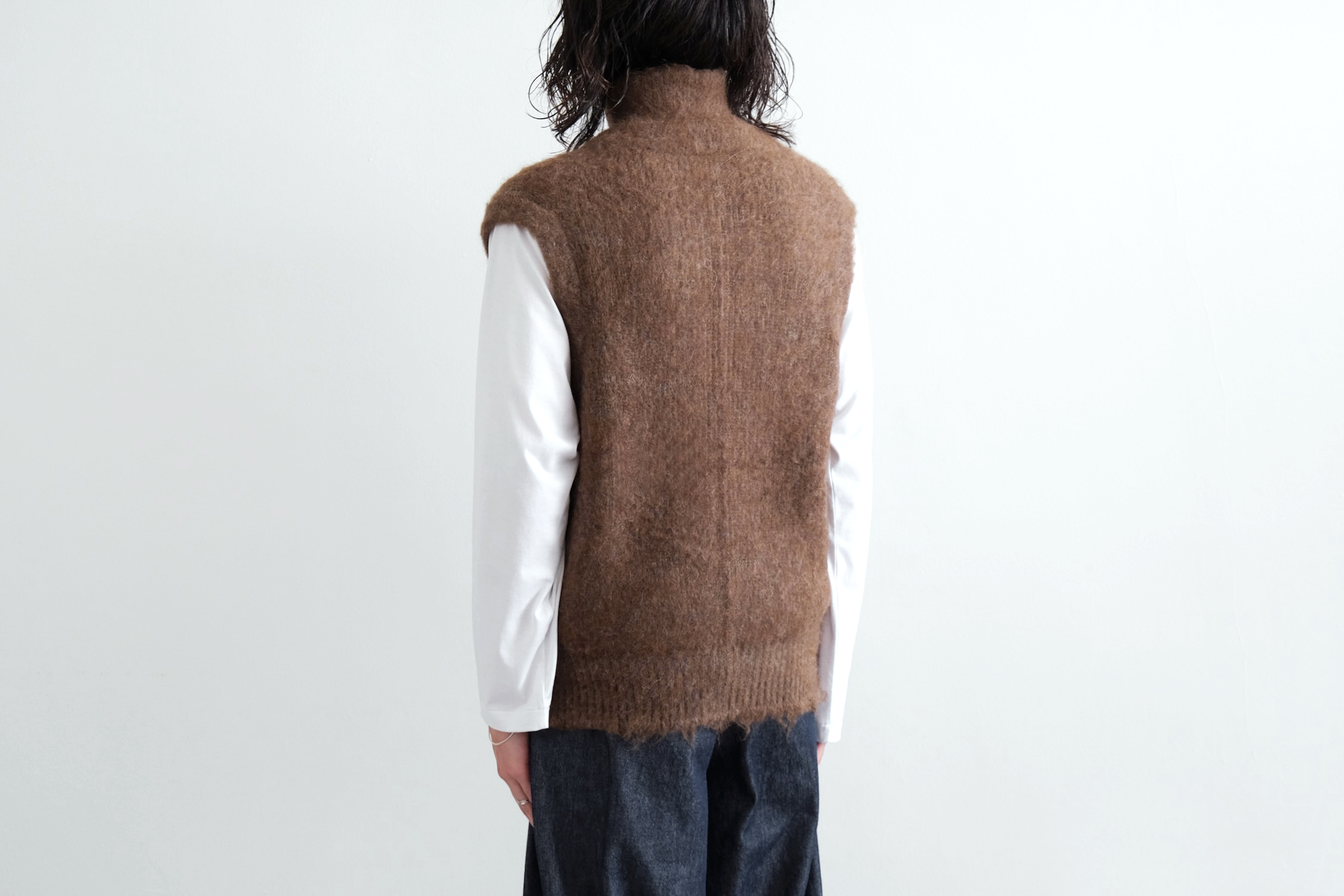 畔ひょっとこ起毛 JIP VEST - WUNDER