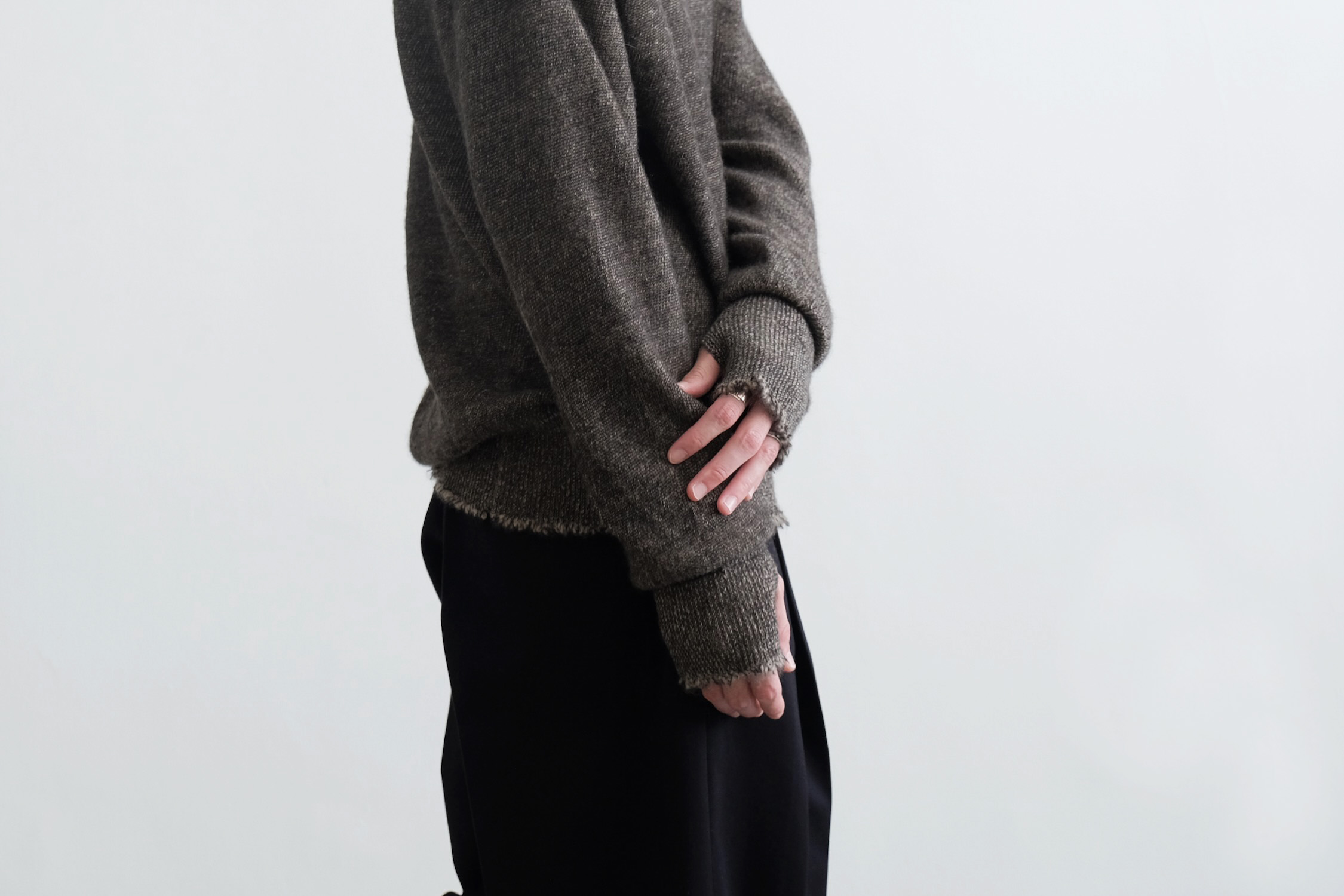 ひょっとこ” P/O SWEATER - WUNDER