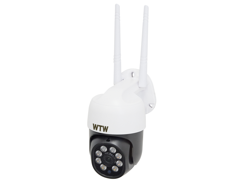 防犯カメラ WIFI PTZ 防犯灯カメラ WTW-IPW2322T【WTW 塚本無線】