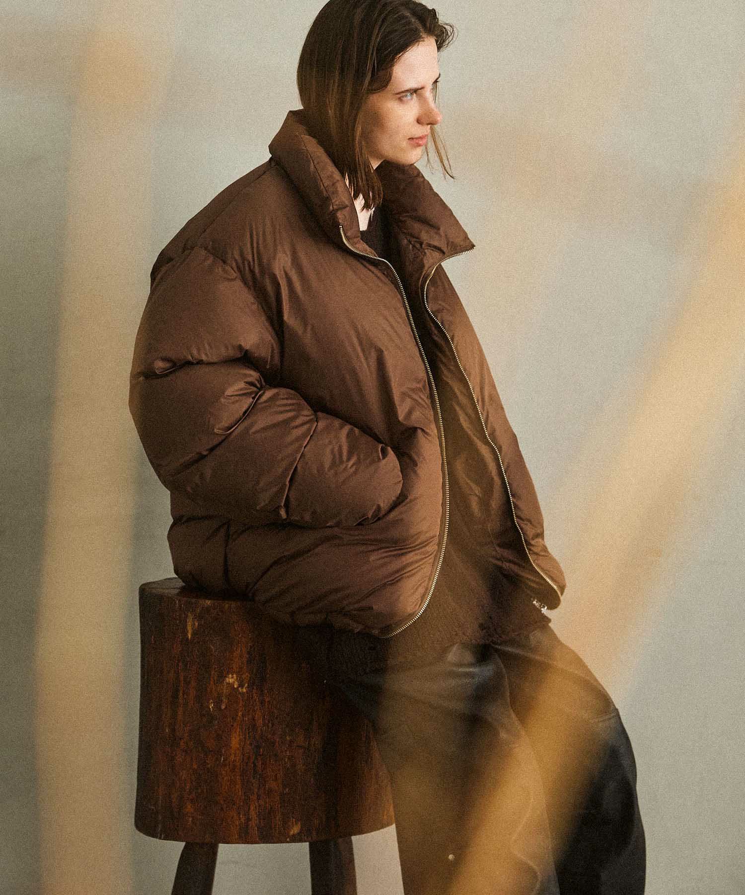 OPENING ACT] LIMONTAナイロン600フィルパワーダウンハイネックダウン