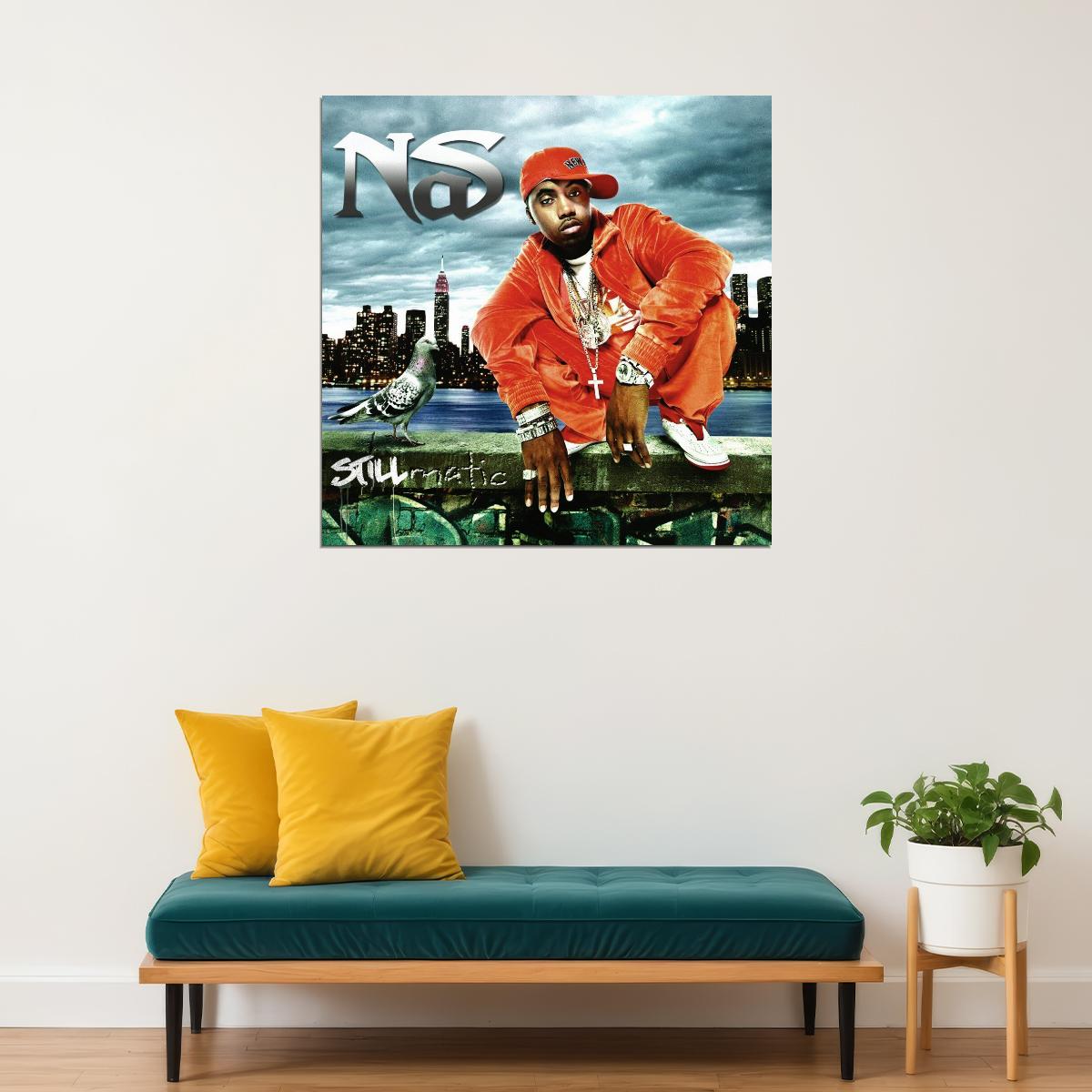 Poster - Nas Stillmatic Album Cover Art Music Poster Rap Hip-hop