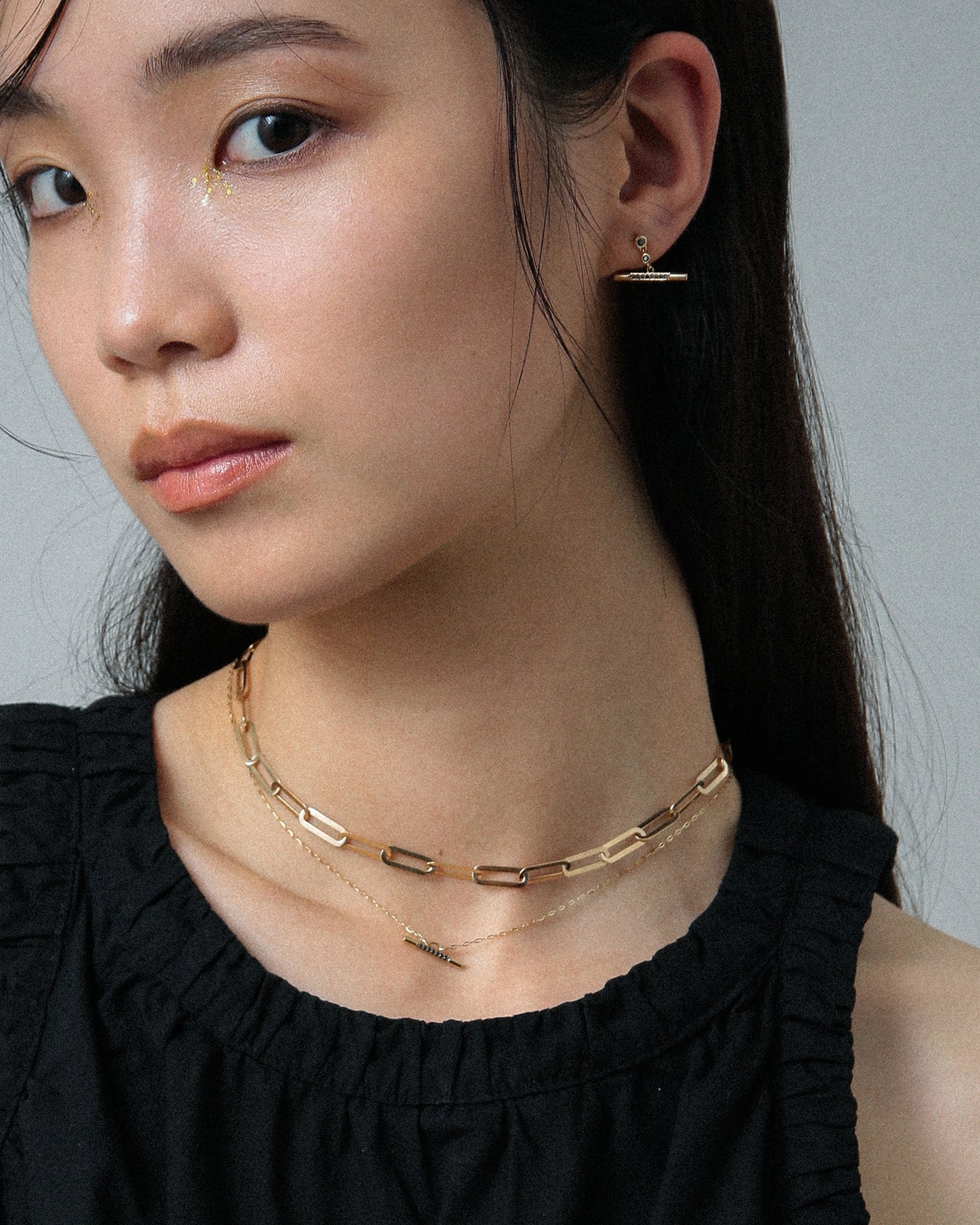 K10 ボーイフレンド クリップチェーンネックレス | XOZ 10金ネックレス