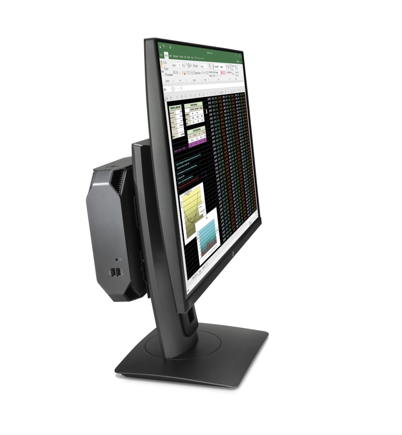 日本HPがディスプレイ裏に取り付け可能な小型ワークステーションを発売