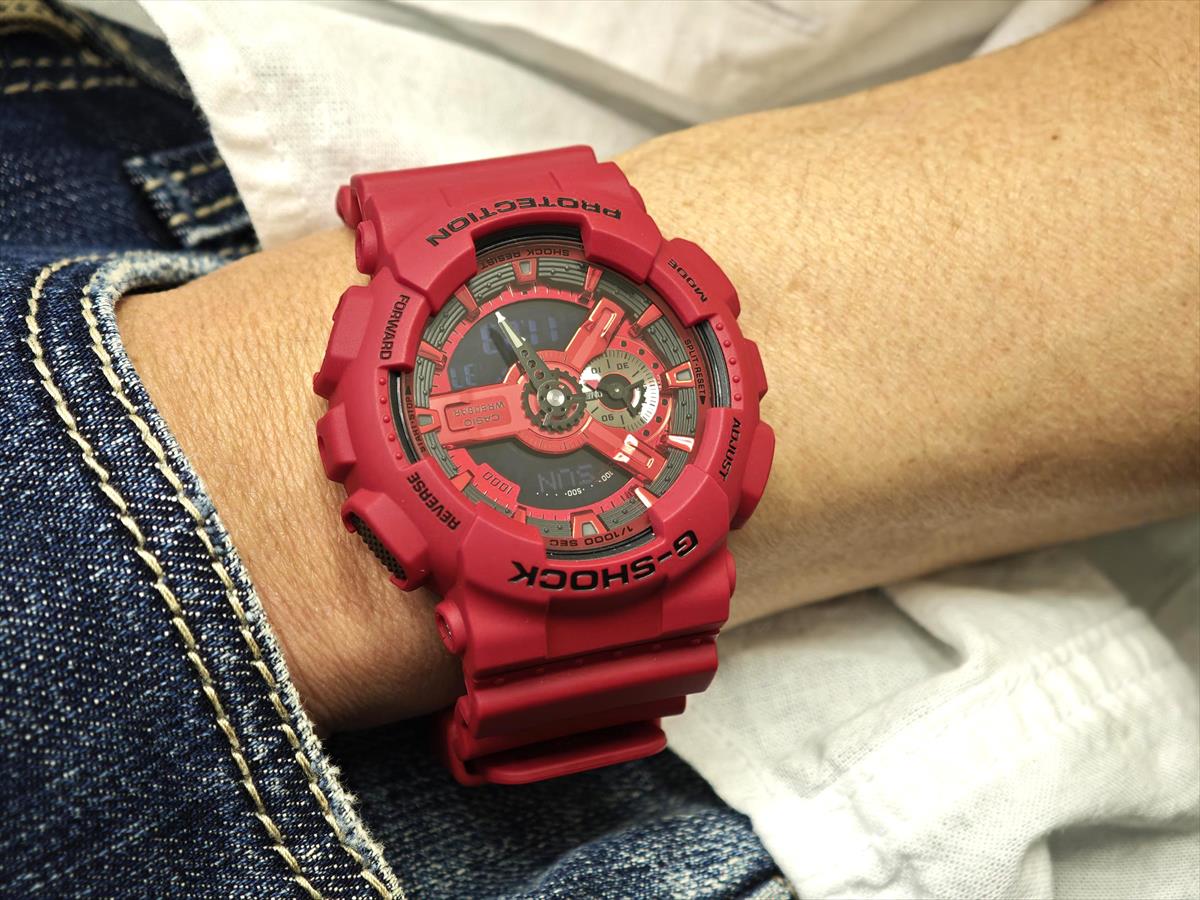カシオ Gショック GA-110RRB-4AJF Iconic Styles レッド CASIO G-SHOCK