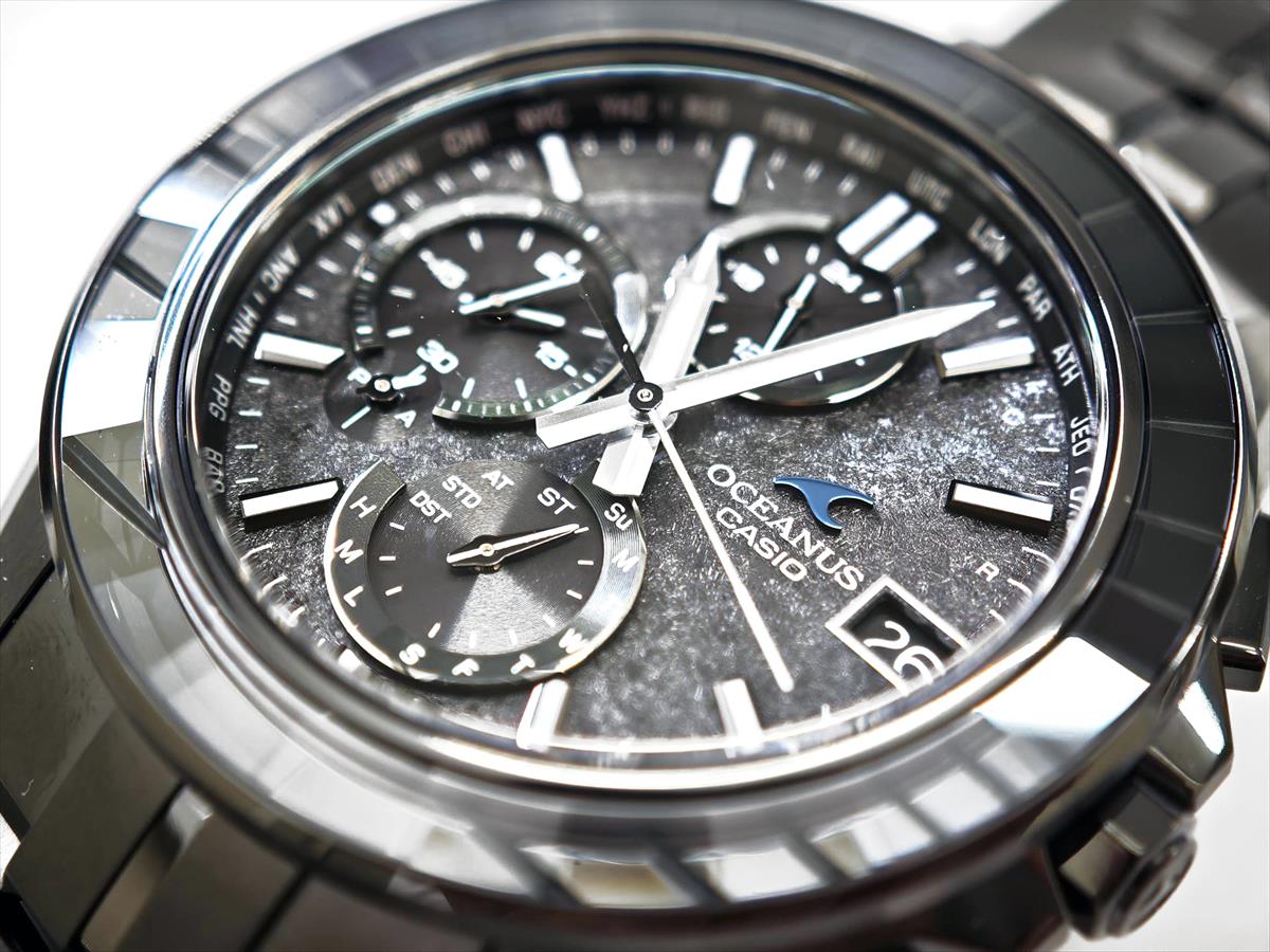 カシオ オシアナス Manta OCW-S7000CN-1AJF 江戸切子サファイアベゼル