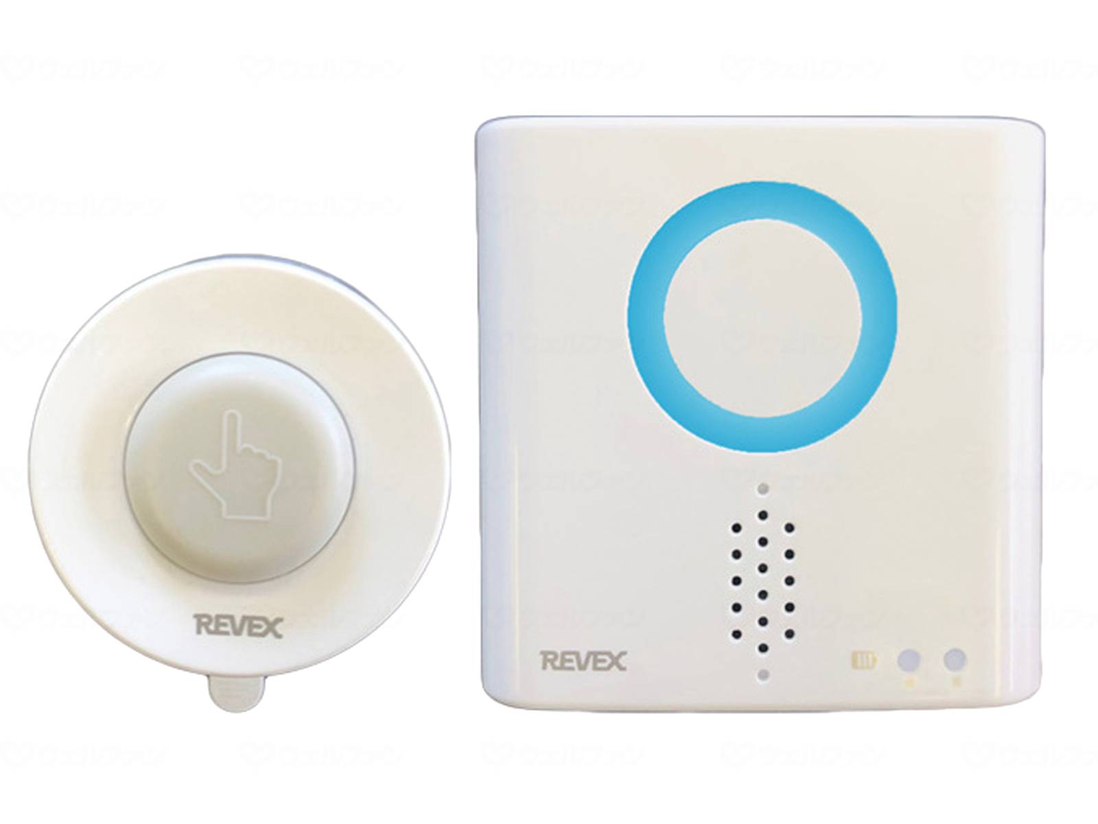 屋内50m届く|ワイヤレス|防水型押しボタン呼び出しチャイム|やさしい手