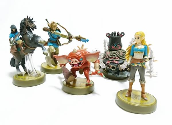 ゼルダの伝説 BotW]ゼルダでamiibo！アイテム三昧！エポナも出たよ
