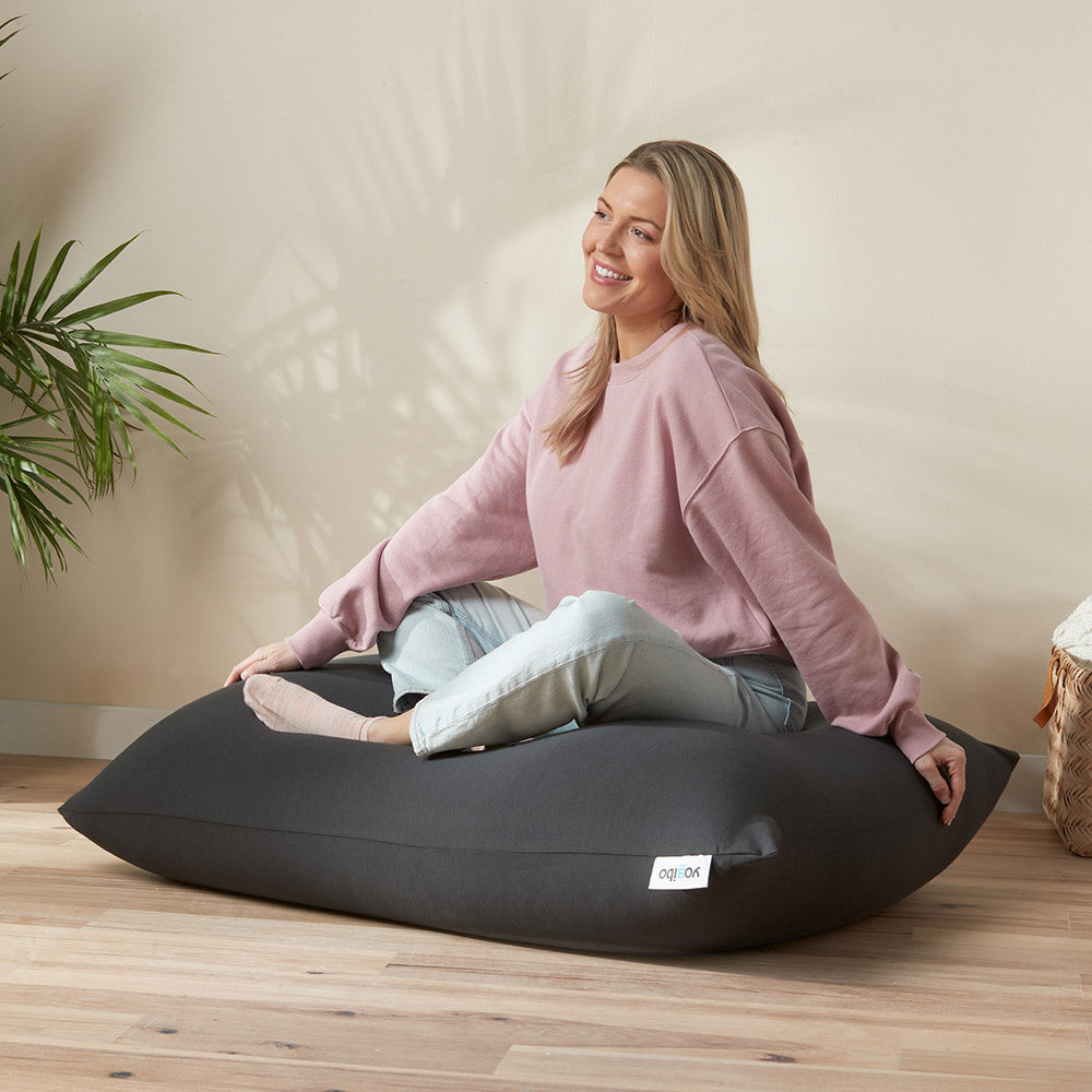 Yogibo ビーズクッション 水玉模様 収納バッグ付き（メガムーン