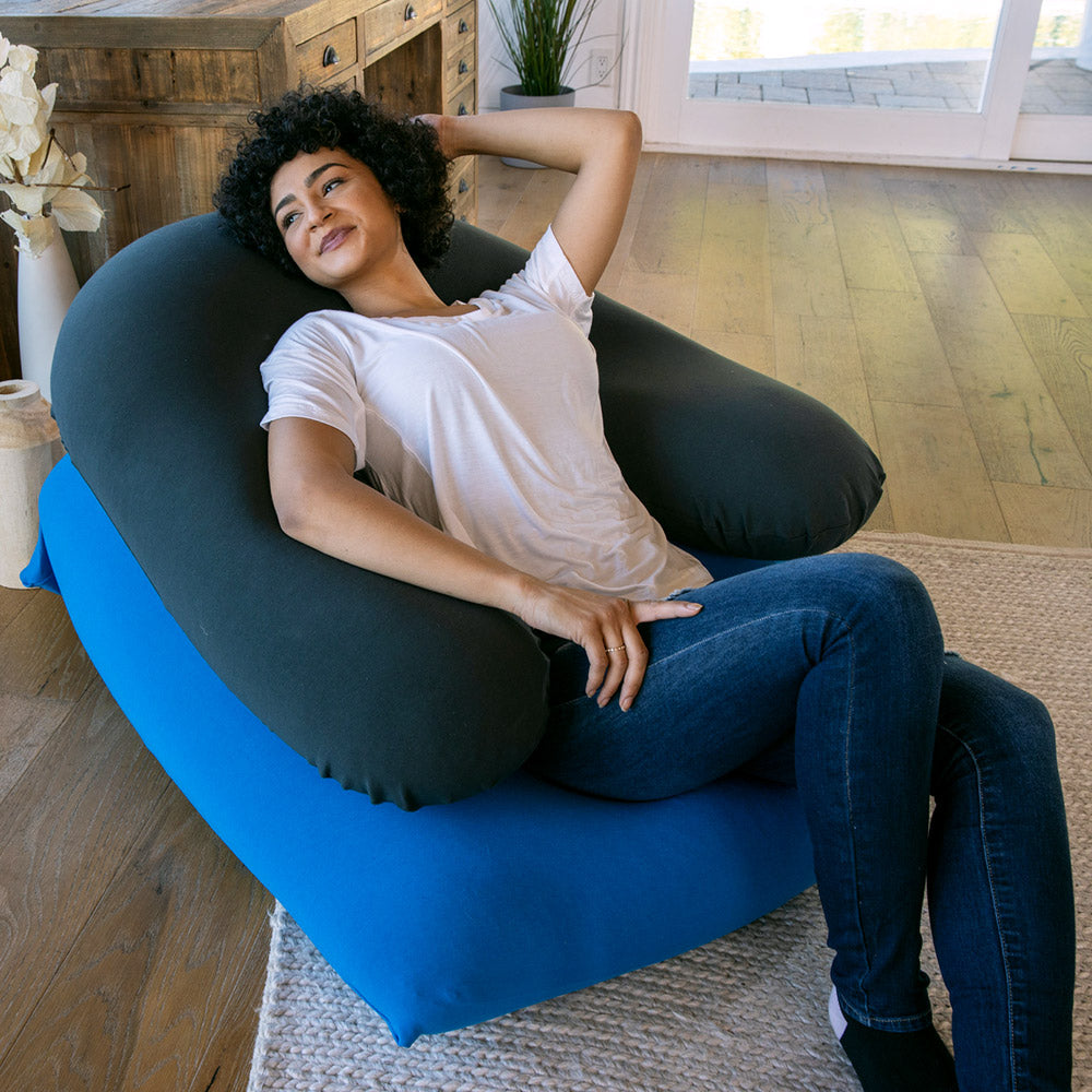 ちくわ様限定 ヨギボー yogibo midi support ネイビ ちくわ様限定