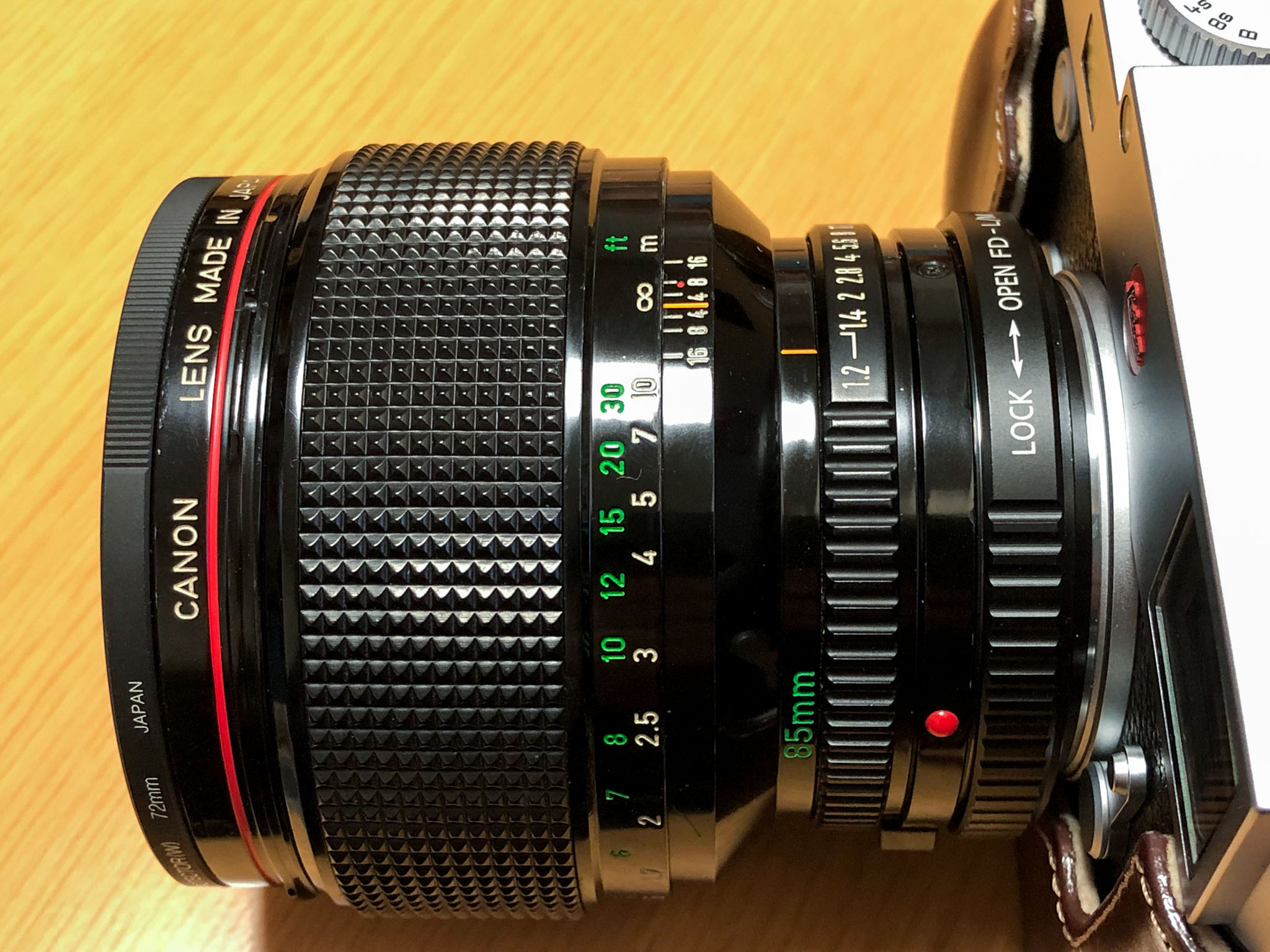 Canon New FD 85mm F1.2 L FDマウント - 晴れ時々ジャズ、雨のちカメラ