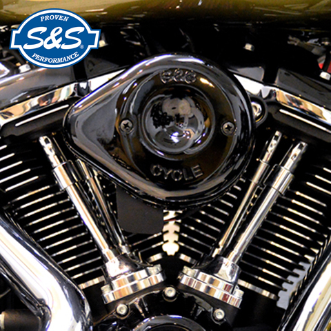 S&S□ステルスエアクリーナーキット ミニティアドロップカバー付き