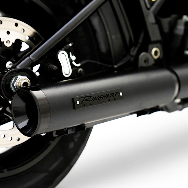 バンス＆ハインズ□ハイアウトプット スリップオンマフラー ブラック