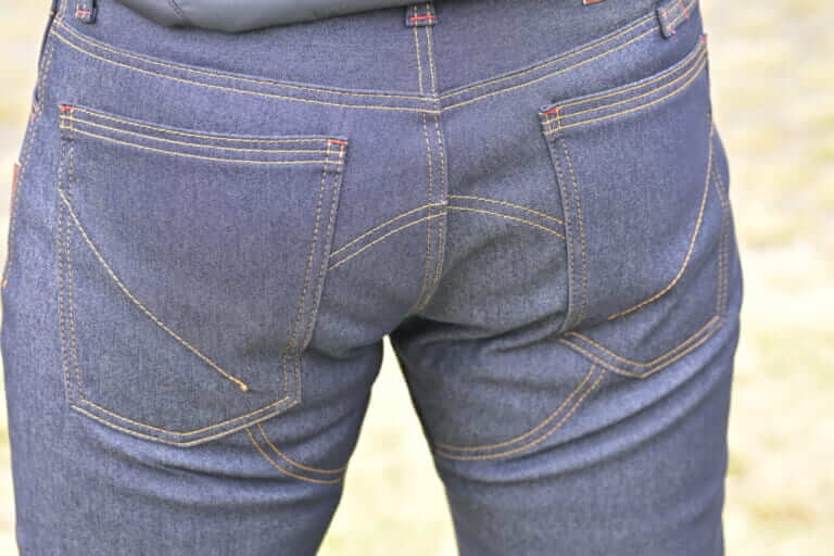 クシタニ エクスパンドウインドカットデニム】起毛素材と透湿防風