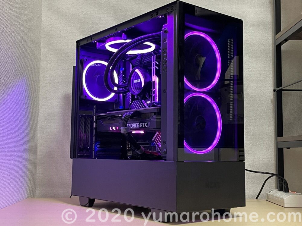自作PC】付属品豊富でコスパが高い「NZXT H510 Elite」でNZXT統一で