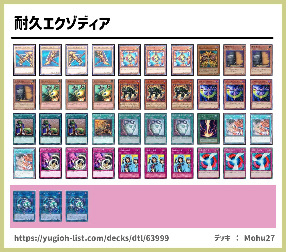 耐久エクゾディア遊戯王デッキレシピ【特殊勝利】 | 遊戯王カード