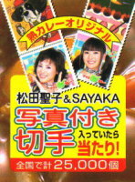 松田聖子＆SAYAKA｜写真付き切手（Pスタンプ）コレクション