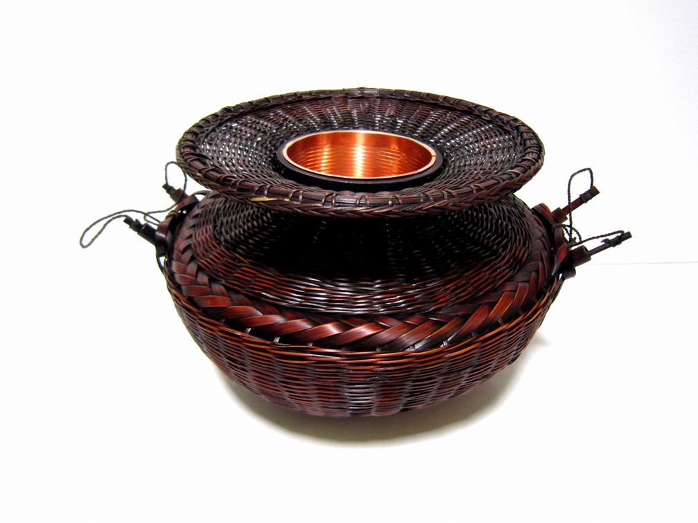 竹籠 善住寺牡丹籠 - 花器ギャラリー 裕器 (ゆうき）