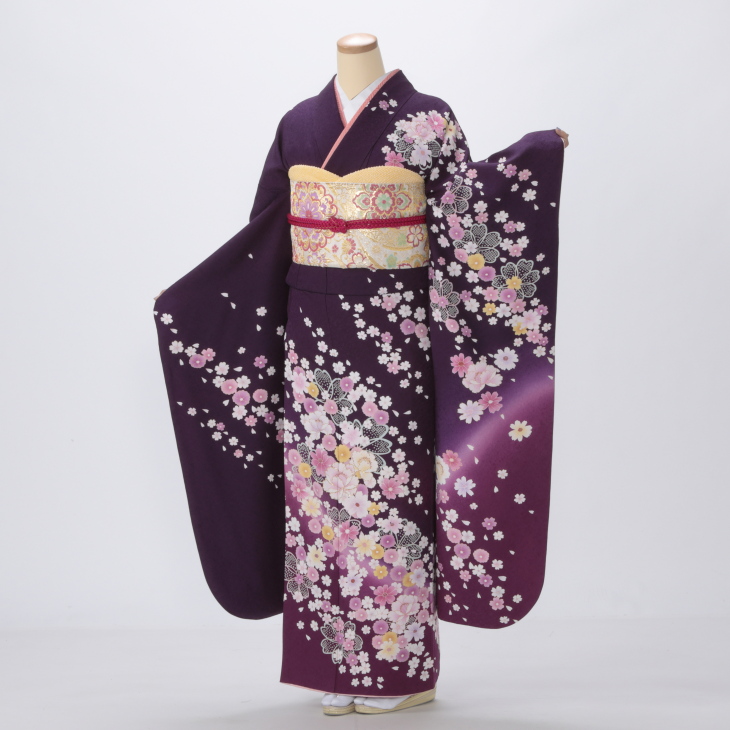 紫の振袖【販売】｜【公式】京都きもの友禅オンラインストア / 振袖