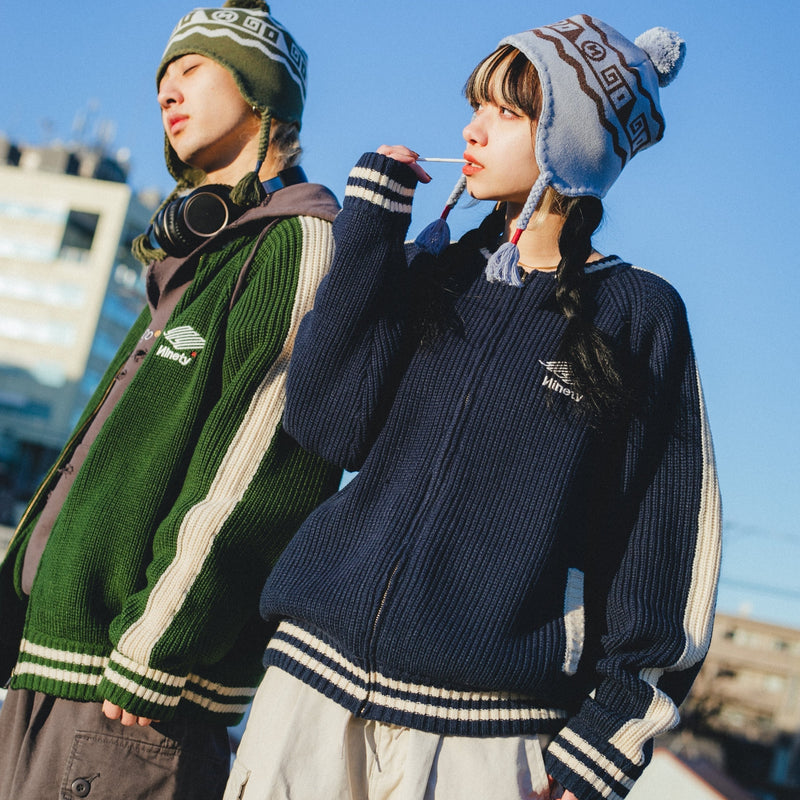 Zip-up Knit Jacket – YZ