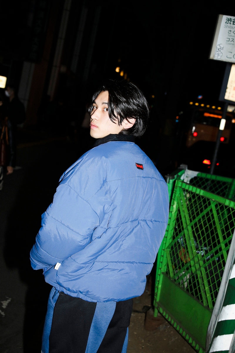 student apathy leather collar fake down jacket – YZ