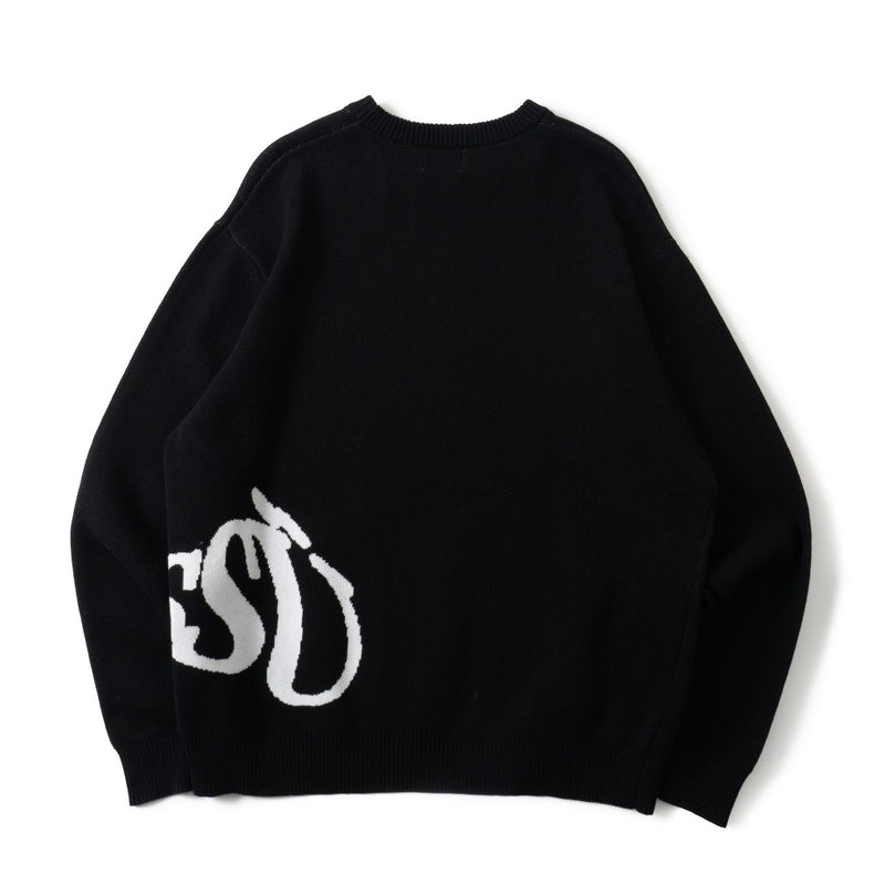 Wave logo knit – YZ