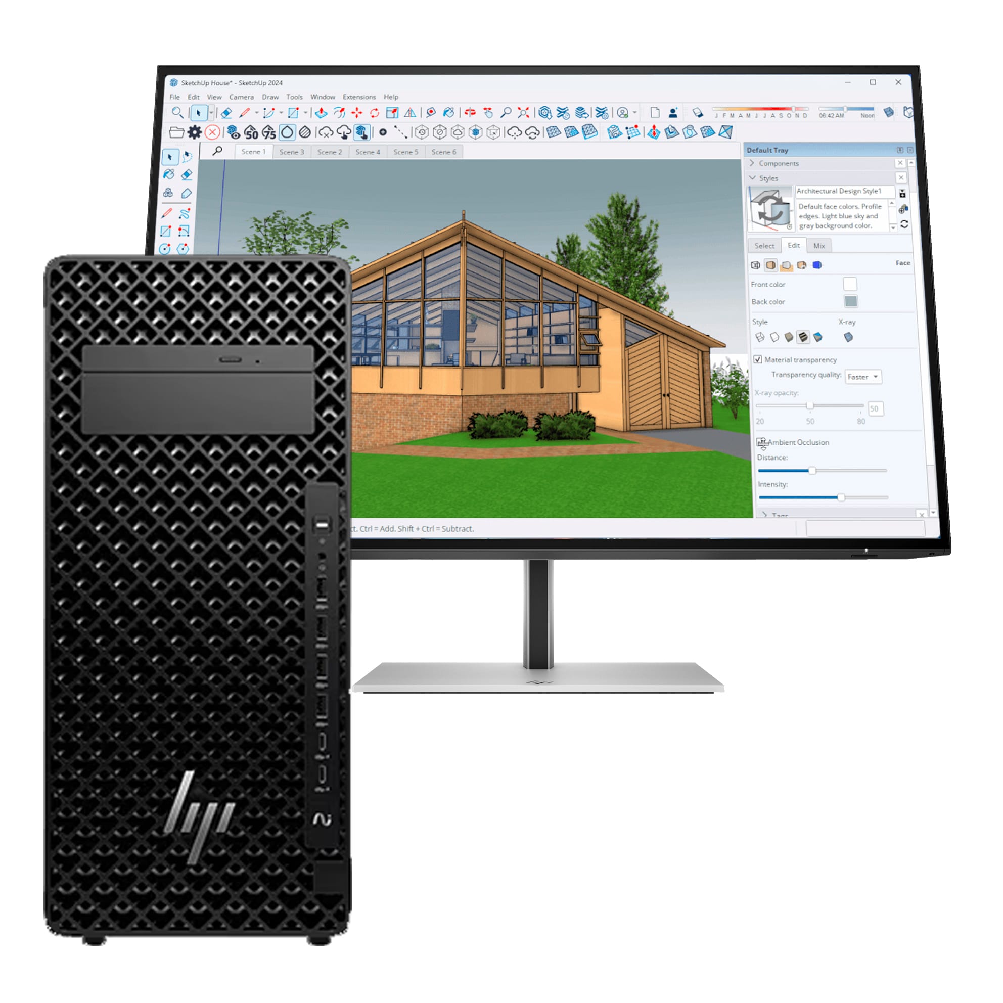 HP Z2 Workstation gecertificeerd voor SketchUp Pro, AutoCAD LT