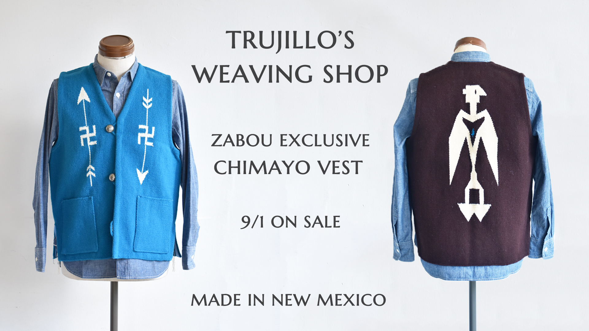 週刊ZABOU「TRUJILLO'S（トルフィリオス）ZABOU 別注 CHIMAYO VEST