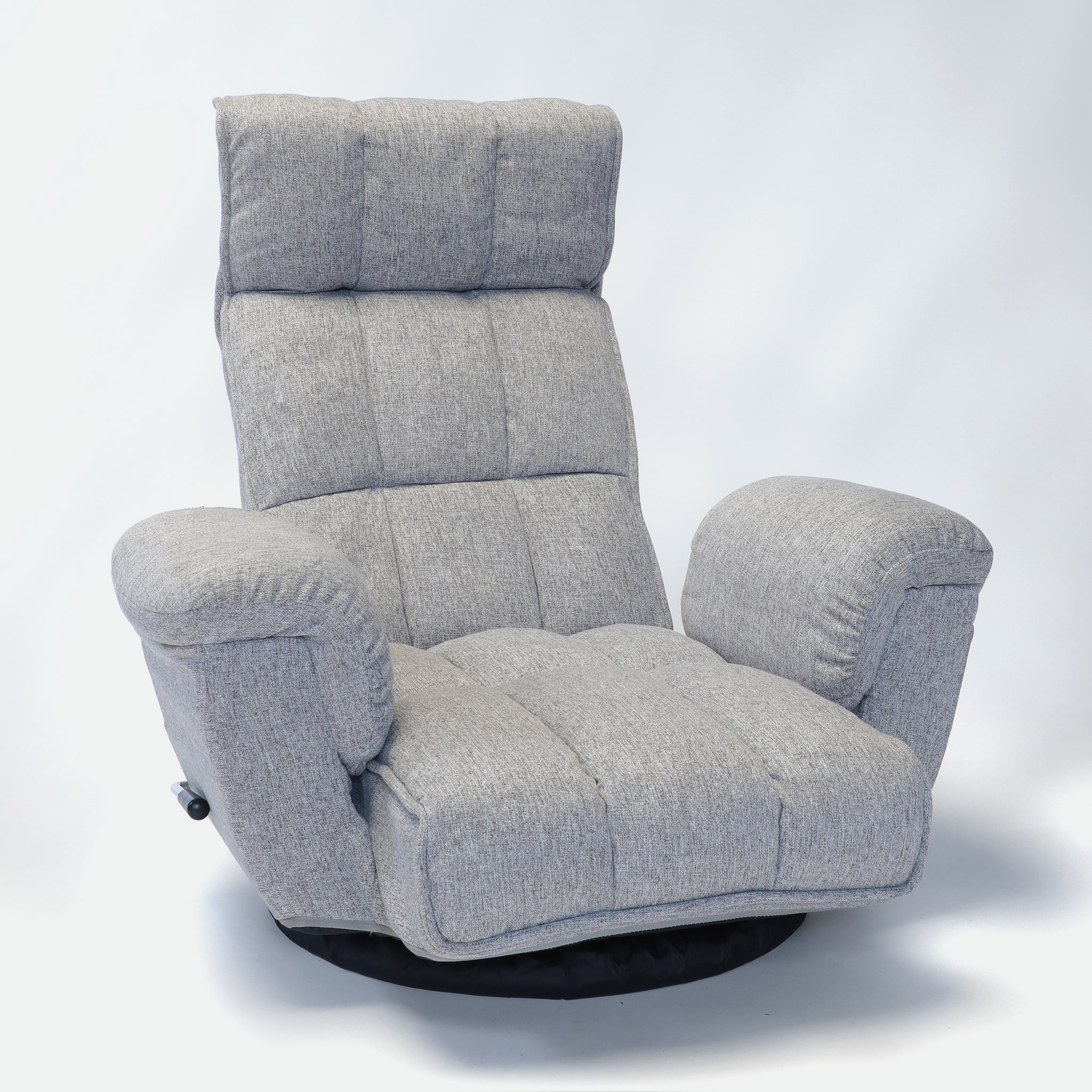 在庫限り】スプリング座面のもこもこレバー式回転座椅子 – 座椅子生活