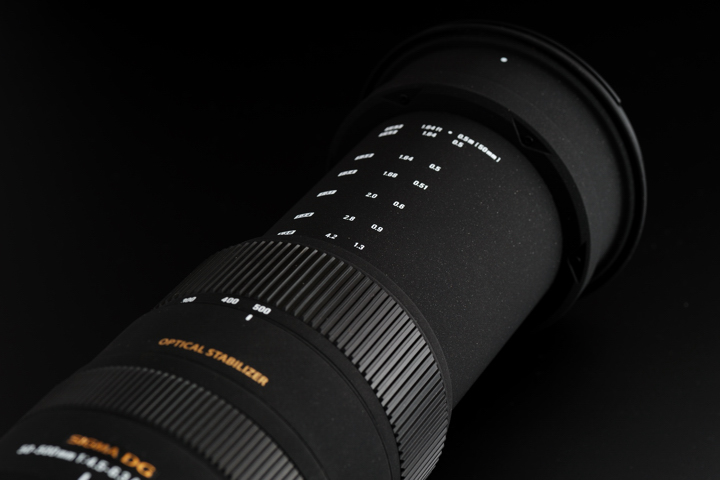 SIGMA APO 50-500mm F4.5-6.3 DG OS HSMレビューその1-外観編-