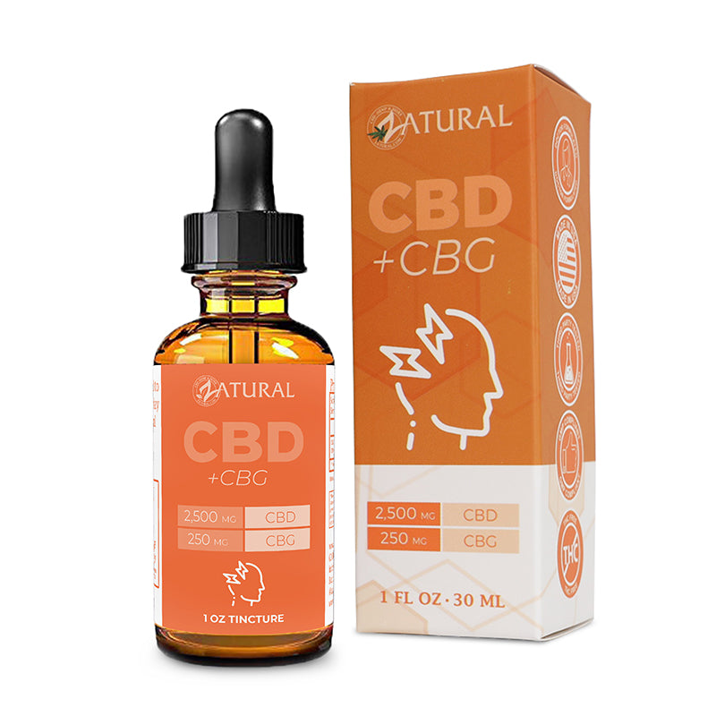 CBG 250 + CBD 2,500 Isolate | CBG Isolate Oil Tincture