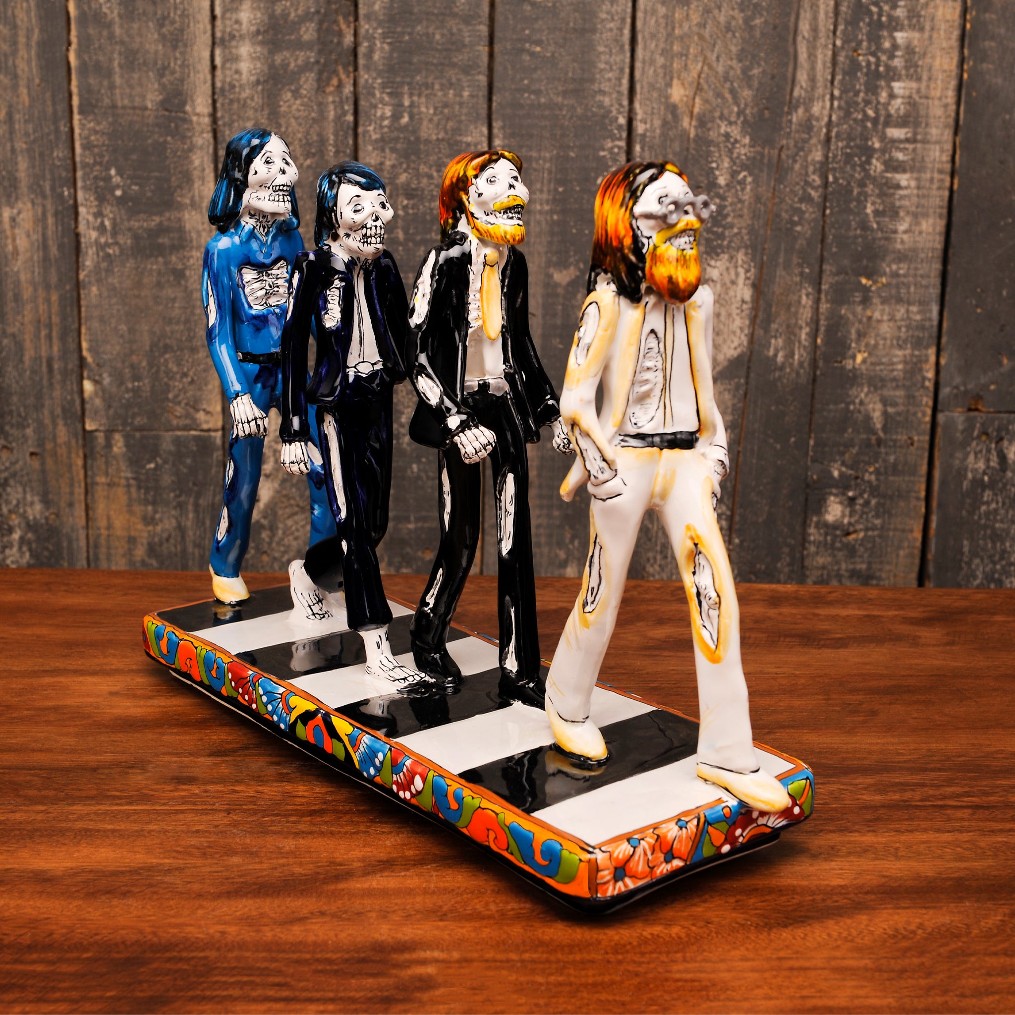 Beatles Crossing Over Sculpture - Zenwaro