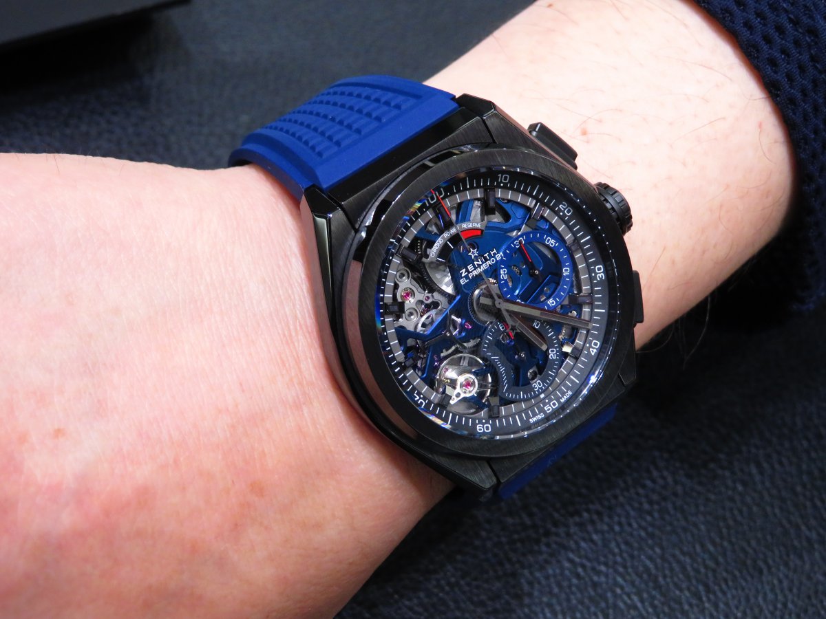 K様のデファイ エル・プリメロ21 ブティック限定モデルをラバー